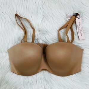 NWT! Victoria’s Secret Body by Victoria Nude Strapless Bra Sz 34D